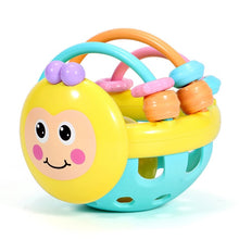 Load image into Gallery viewer, Soft Rubber Juguetes Bebe Cartoon Bee Hand Knocking Rattle Dumbbell Early Educational Toy For Kid Hand Bell Baby Toys 0-12 Month