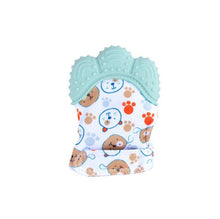 Load image into Gallery viewer, Baby Silicone Mitts Teething Mitten Glove Sound Teether Newborn Chewable Nursing Mittens Teether Natural stop Sucking Thumb Toy