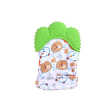 Load image into Gallery viewer, Baby Silicone Mitts Teething Mitten Glove Sound Teether Newborn Chewable Nursing Mittens Teether Natural stop Sucking Thumb Toy