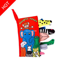 Load image into Gallery viewer, Baby Toys Infant Baby Book Early Development Cloth Books For Kids Learning Education Activity Books Animal Tails Dinosaur SZ04