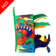 Load image into Gallery viewer, Baby Toys Infant Baby Book Early Development Cloth Books For Kids Learning Education Activity Books Animal Tails Dinosaur SZ04