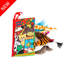 Load image into Gallery viewer, Baby Toys Infant Baby Book Early Development Cloth Books For Kids Learning Education Activity Books Animal Tails Dinosaur SZ04