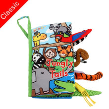 Load image into Gallery viewer, Baby Toys Infant Baby Book Early Development Cloth Books For Kids Learning Education Activity Books Animal Tails Dinosaur SZ04