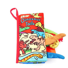 Load image into Gallery viewer, Baby Toys Infant Baby Book Early Development Cloth Books For Kids Learning Education Activity Books Animal Tails Dinosaur SZ04