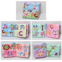 Load image into Gallery viewer, Baby Toys Infant Baby Book Early Development Cloth Books For Kids Learning Education Activity Books Animal Tails Dinosaur SZ04