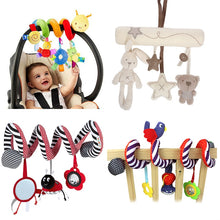 Load image into Gallery viewer, Soft Infant Crib Bed Stroller Toy Spiral Baby Toy For Newborns Car Seat Educational Rattles Baby Towel baby Toys 0-12 months