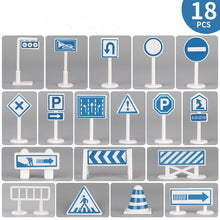 Load image into Gallery viewer, 83*57cm/130*100CM Large City Traffic Car Park Play Mat Waterproof Non-woven Kids Playmat Pull Back Car Toys for Children's Mat